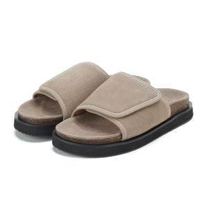 ROLLIE Rhodes Slide - Taupe SANDALS - Zabecca Living