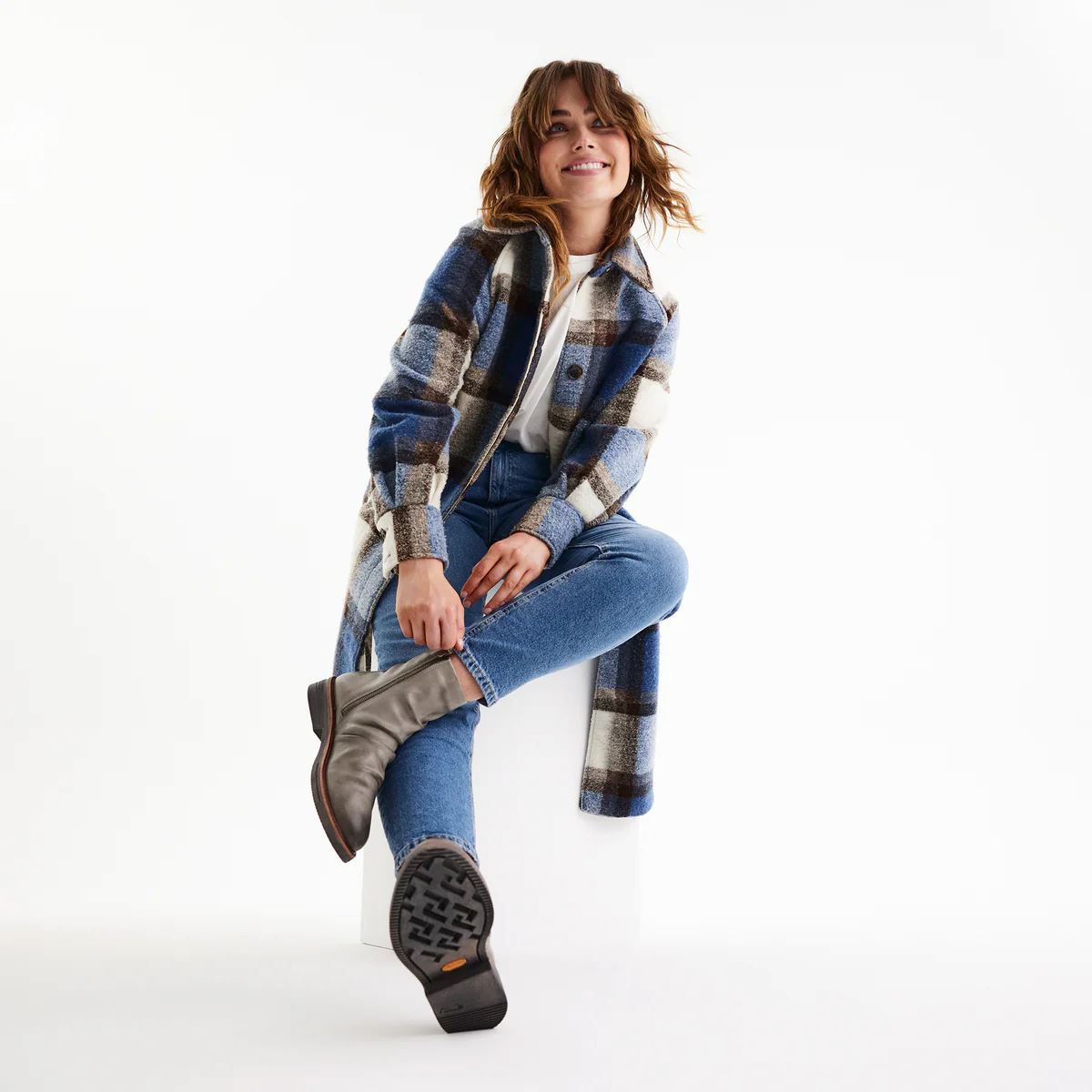 ROLLIE Sidezip Rise - Concrete Artisan FOOTWEAR - Zabecca Living
