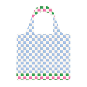 RUBY OLIVE Shopping Bag - Check Mate SHOPPING BAG - Zabecca Living