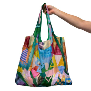 RUBY OLIVE Shopping Bag - Deb McNaughton Amazon SHOPPING BAG - Zabecca Living