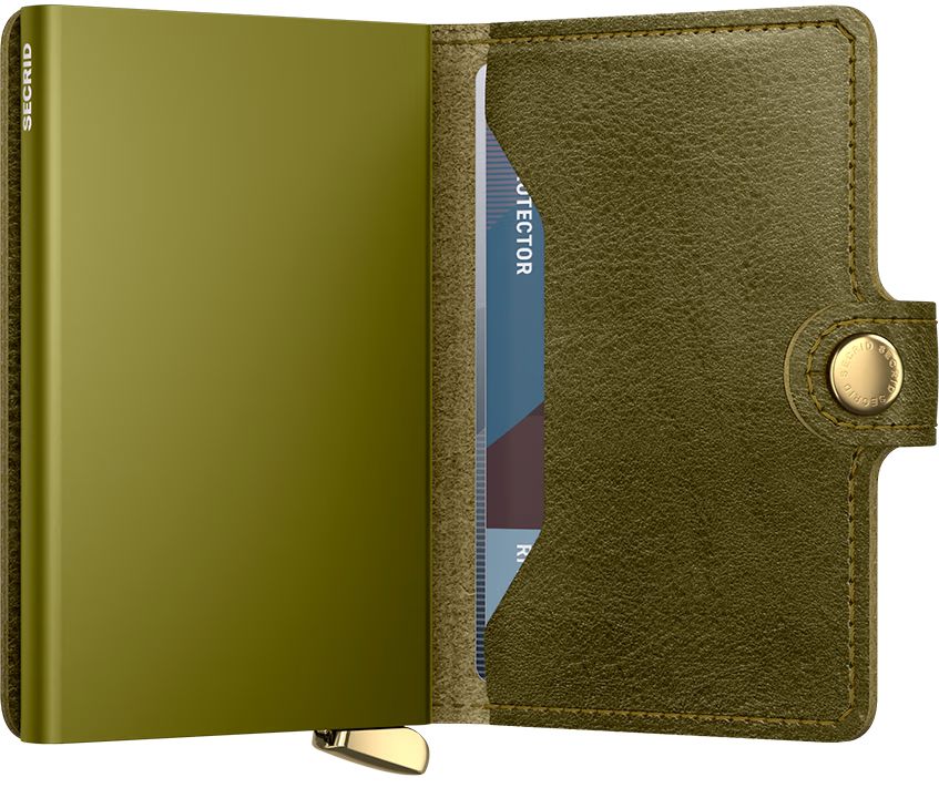 SECRID Premuim Miniwallet Basco - Olive WALLET - Zabecca Living