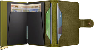 SECRID Premuim Miniwallet Basco - Olive WALLET - Zabecca Living