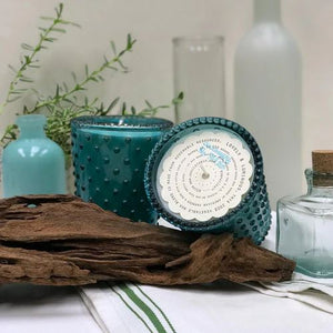 SIMPATICO Hobnail 100 Hour Candle - Cucumber & Gin CANDLE - Zabecca Living