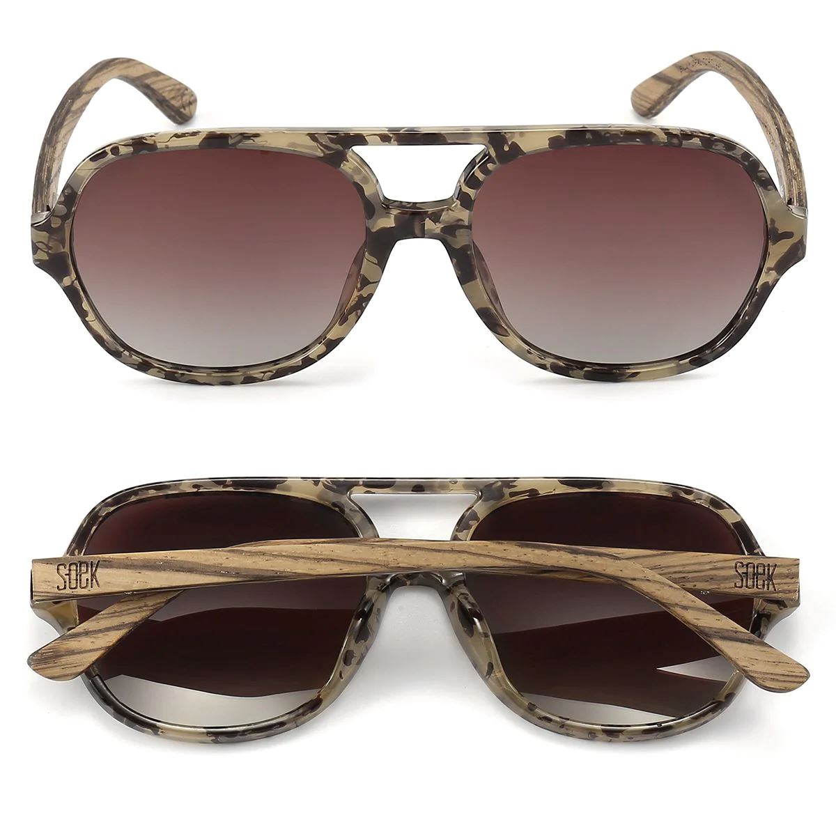 SOEK Billy Sunglasses - Opal Tortoise Sunglasses - Zabecca Living