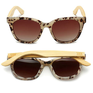 SOEK Lila Grace Sunglasses - Ivory Tortoise Sunglasses - Zabecca Living