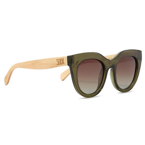 SOEK Milla Sunglasses - Khaki Sunglasses - Zabecca Living