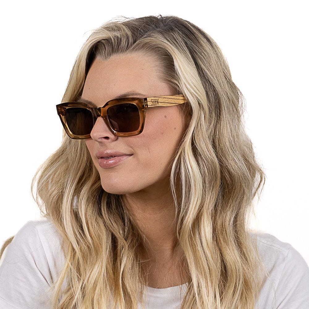 SOEK Zahra Sunglasses - Champagne Sunglasses - Zabecca Living