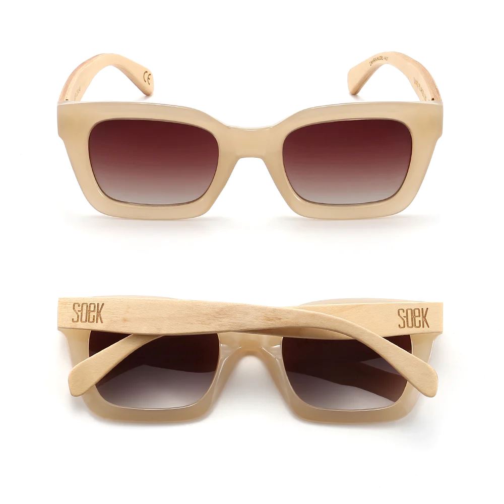 SOEK Zahra Sunglasses - Nude Sunglasses - Zabecca Living