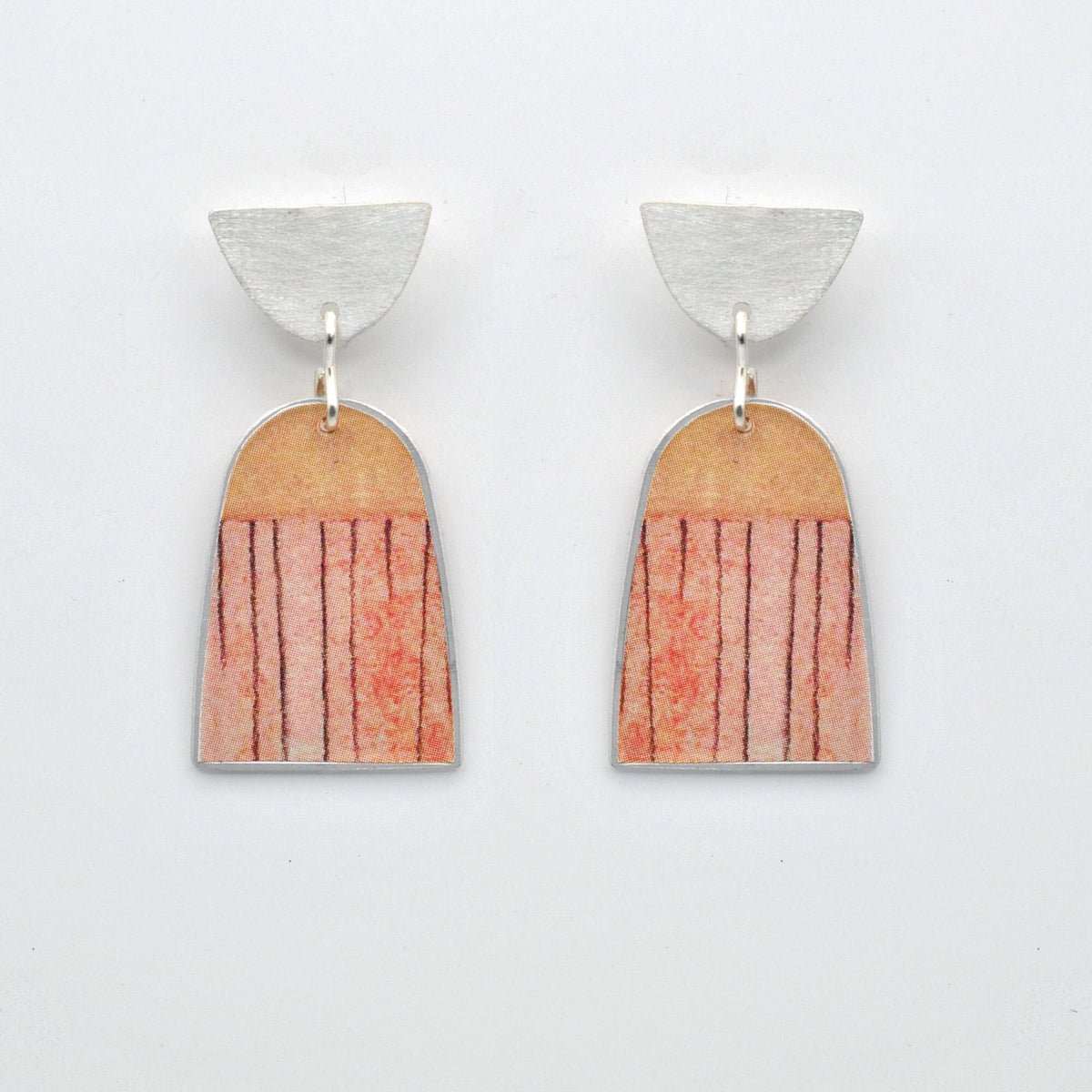 STEFANIA Sardinia Mediterranea Medium Earrings - Rosa Earrings - Zabecca Living