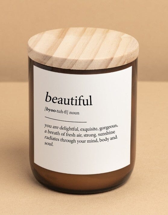 THE COMMONFOLK Dictionary Meaning Candle - Beautiful CANDLE - Zabecca Living
