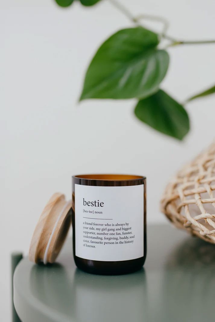 THE COMMONFOLK Dictionary Meaning Candle - Bestie CANDLE - Zabecca Living