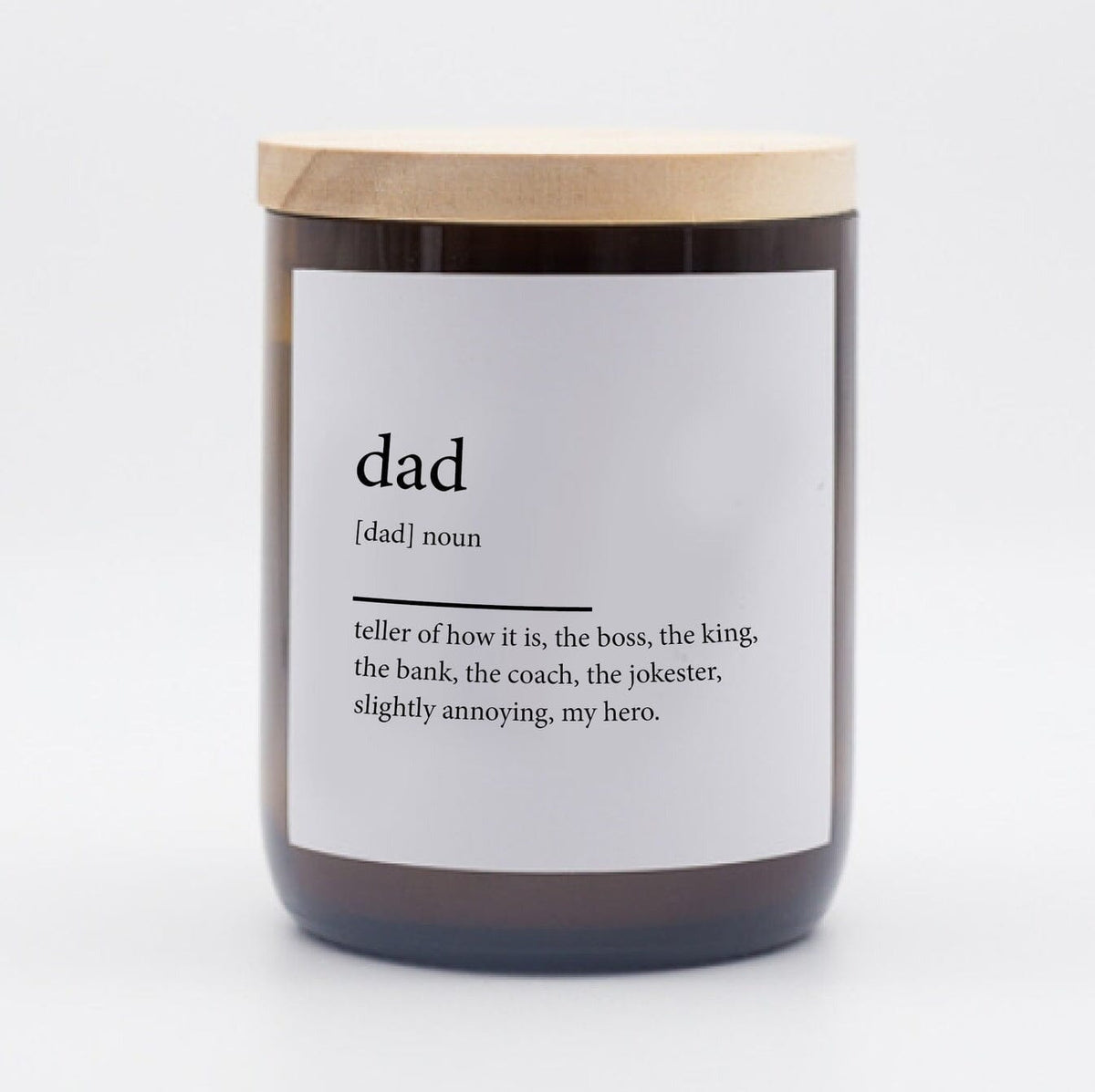 THE COMMONFOLK Dictionary Meaning Candle - Dad CANDLE - Zabecca Living