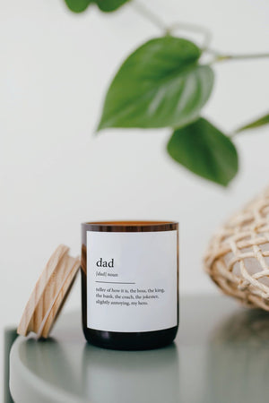 THE COMMONFOLK Dictionary Meaning Candle - Dad CANDLE - Zabecca Living