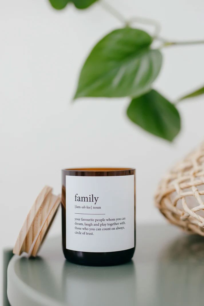 THE COMMONFOLK Dictionary Meaning Candle - Family CANDLE - Zabecca Living