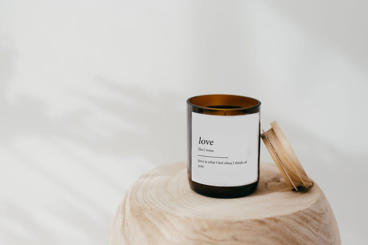 THE COMMONFOLK Dictionary Meaning Candle - Love CANDLE - Zabecca Living