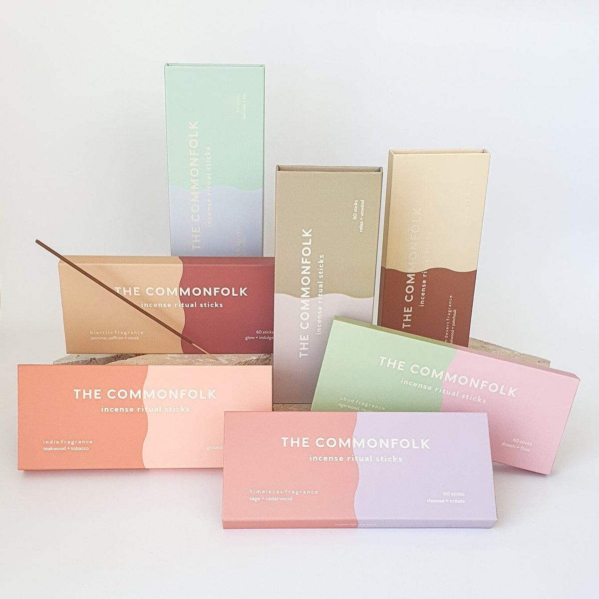 THE COMMONFOLK Waves Incense Ritual Sticks - Morocco CANDLE - Zabecca Living