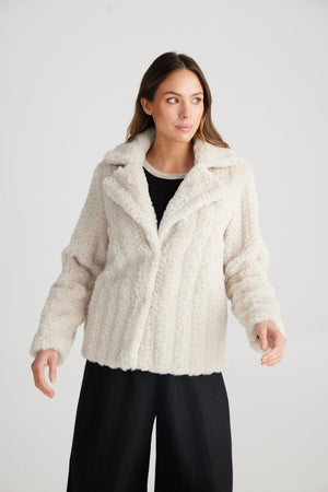 THE SHANTY CORPORATION Alejandra Jacket - Off-White Jacket - Zabecca Living