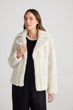 THE SHANTY CORPORATION Alejandra Jacket - Off-White Jacket - Zabecca Living