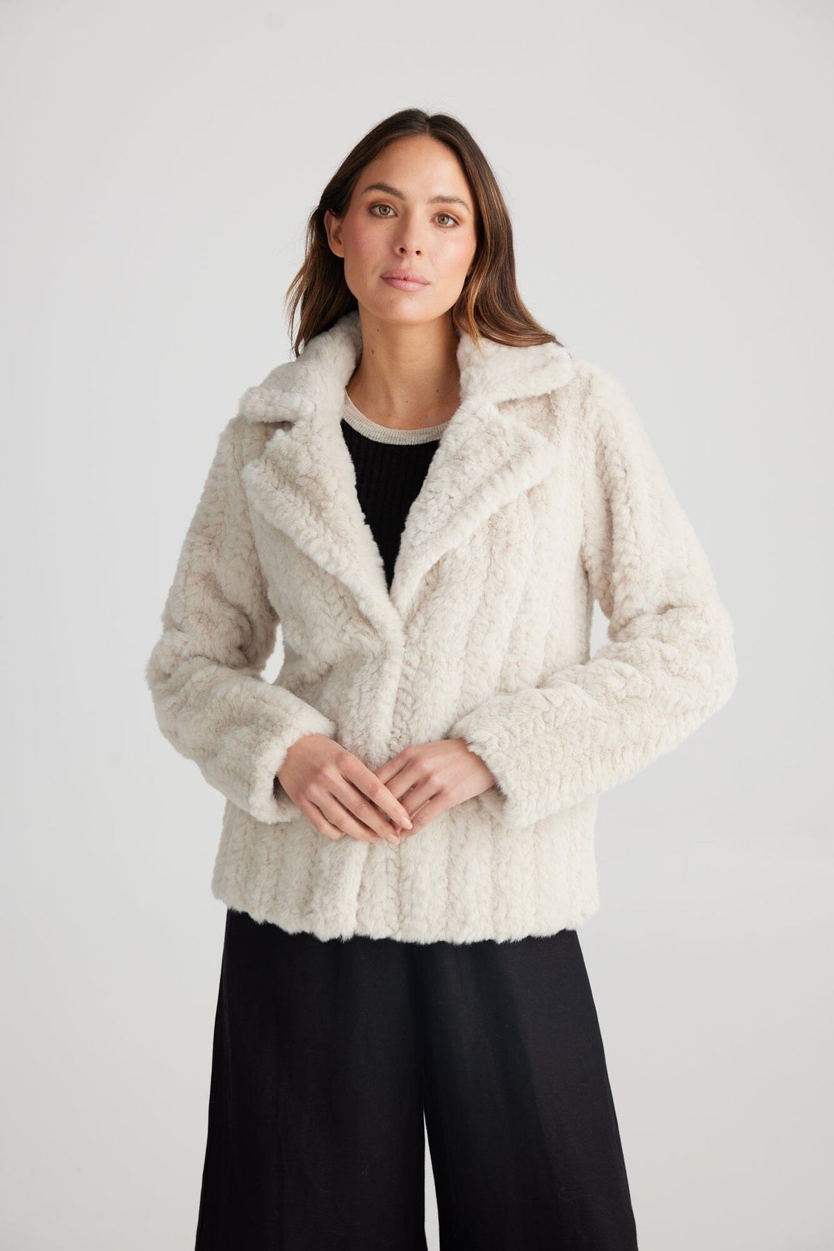 THE SHANTY CORPORATION Alejandra Jacket - Off-White Jacket - Zabecca Living