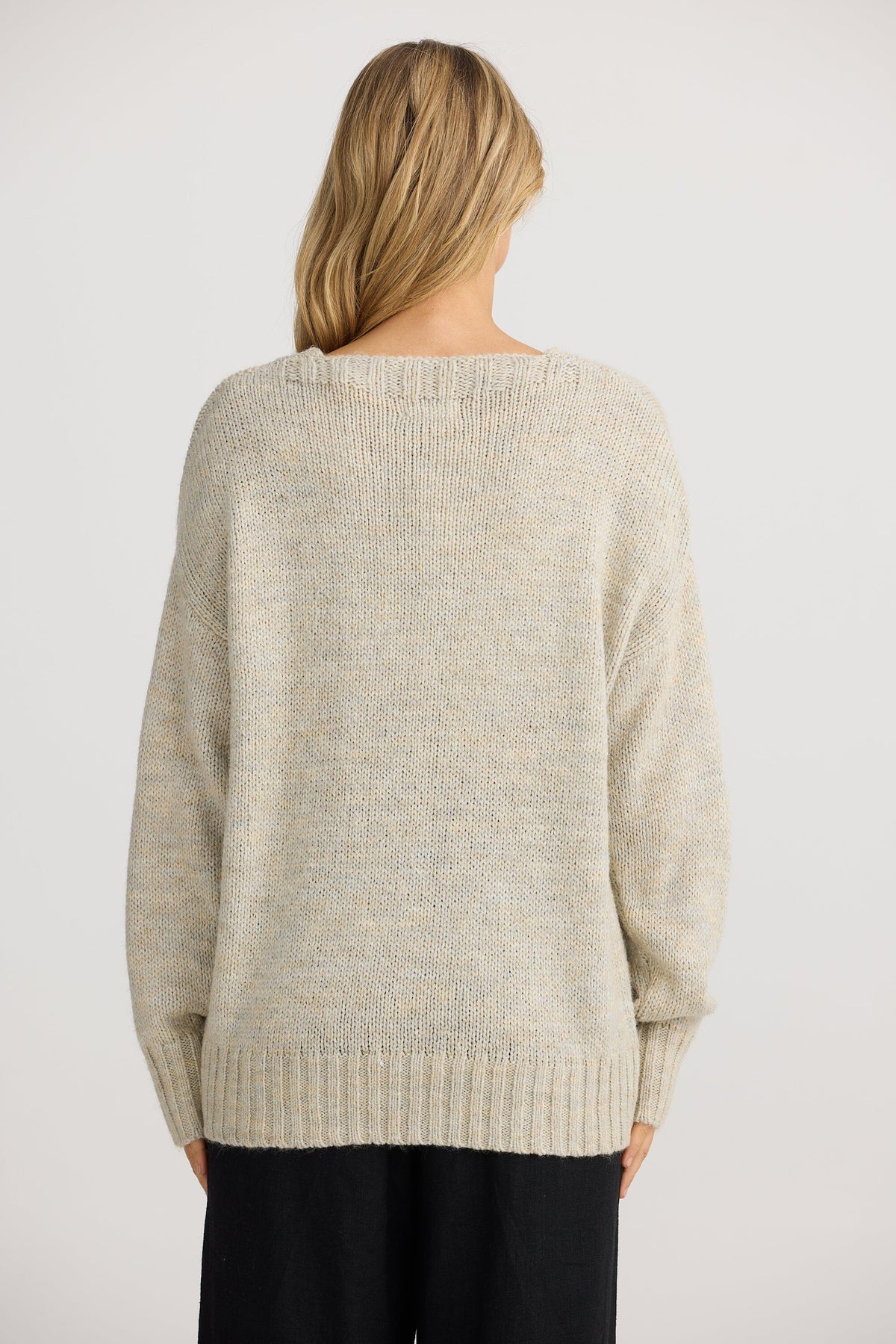 THE SHANTY CORPORATION Amar Knit - Oatmeal Jumpers + Knitwear - Zabecca Living