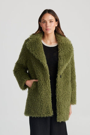 THE SHANTY CORPORATION Cadiz Jacket - Green Jacket - Zabecca Living