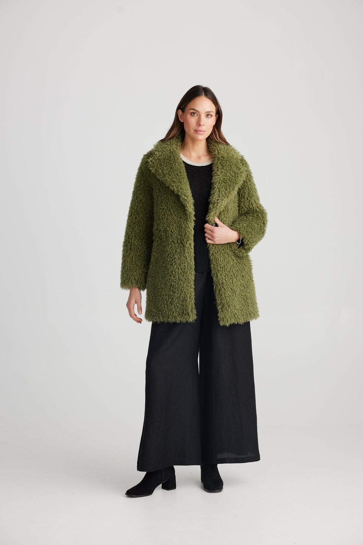 THE SHANTY CORPORATION Cadiz Jacket - Green Jacket - Zabecca Living