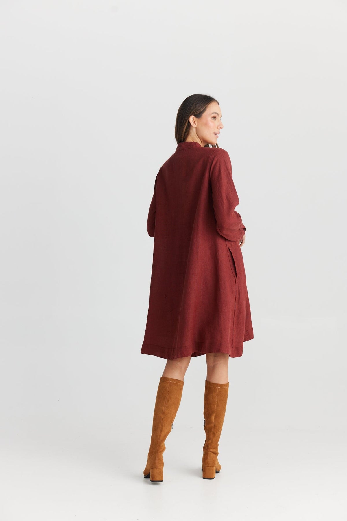 THE SHANTY CORPORATION Cruz Dress - Wine Dress - Zabecca Living