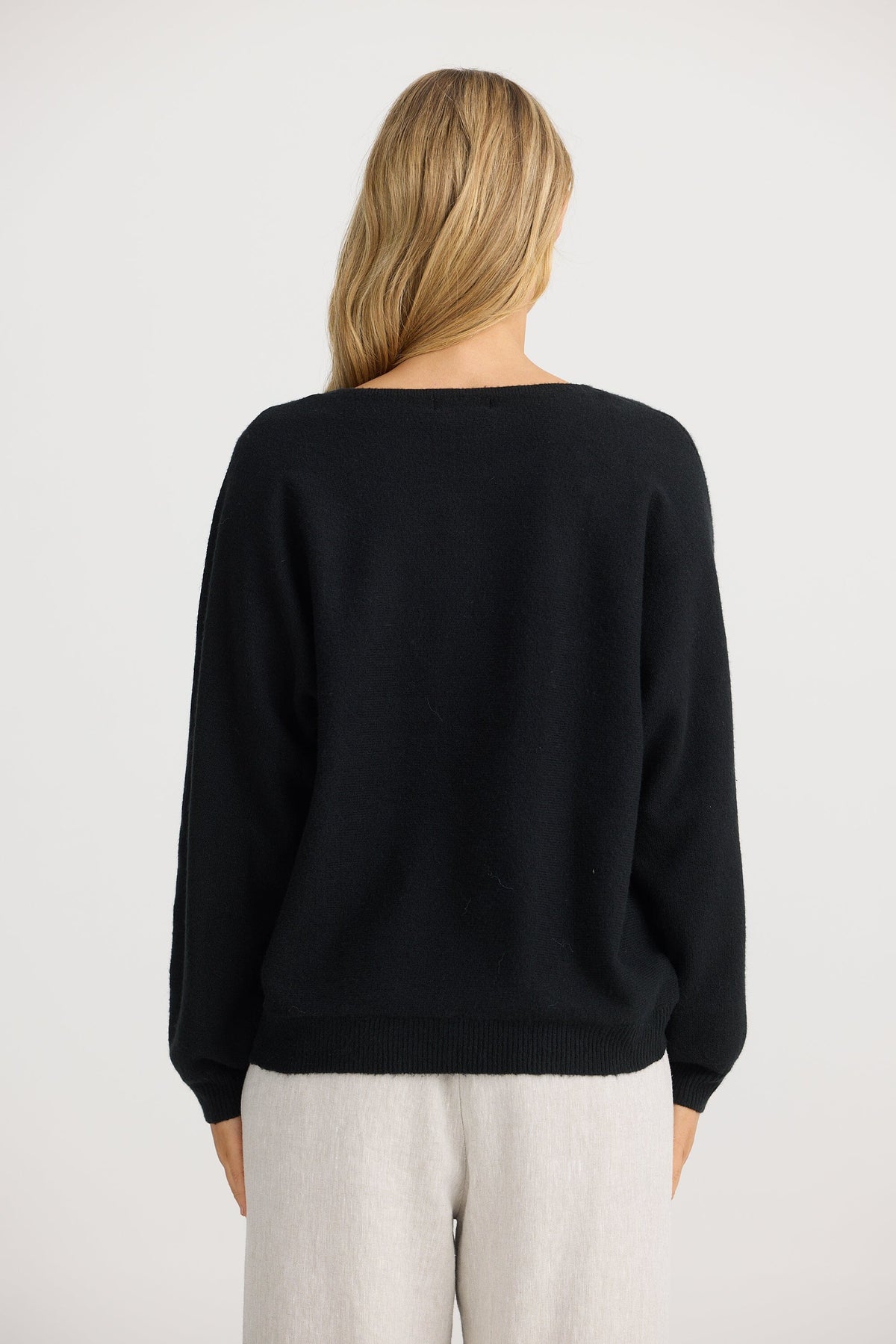 THE SHANTY CORPORATION Freddie Knit - Black Jumpers + Knitwear - Zabecca Living