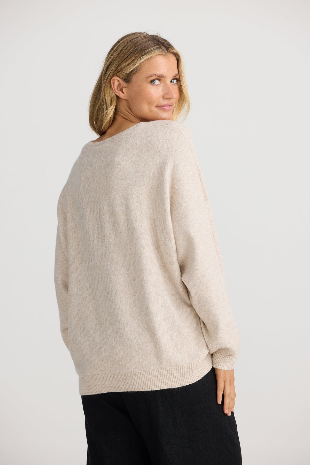 THE SHANTY CORPORATION Freddie Knit - Natural Jumpers + Knitwear - Zabecca Living