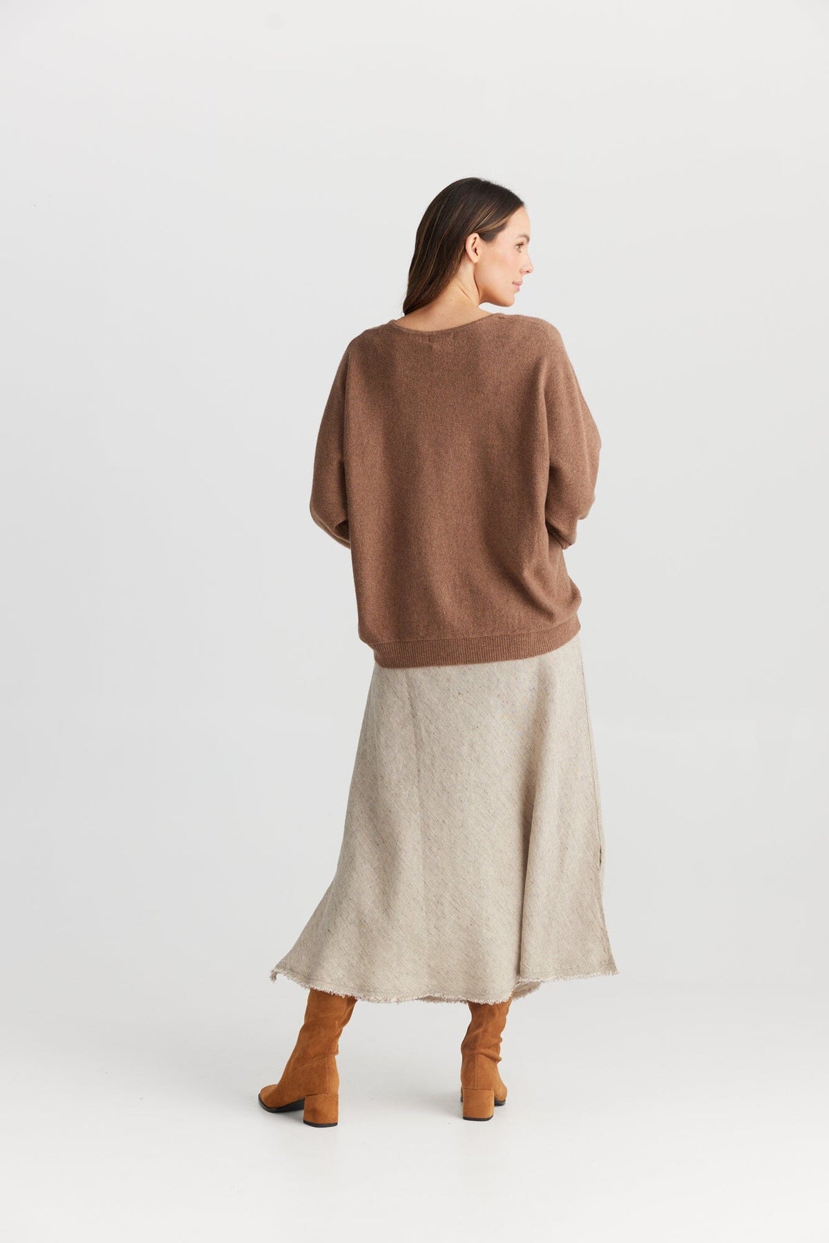 THE SHANTY CORPORATION Freddie Knit - Nut Jumpers + Knitwear - Zabecca Living