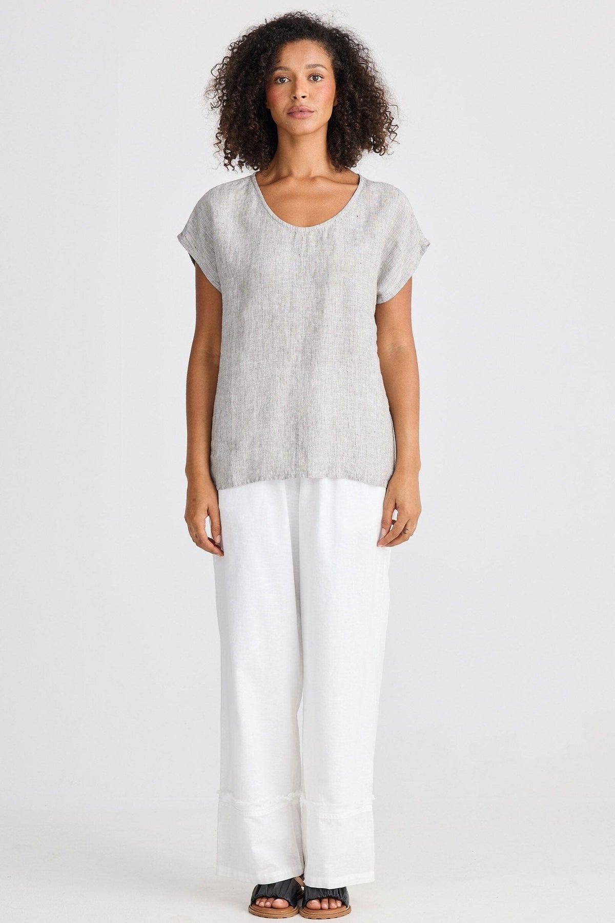 THE SHANTY CORPORATION Havana Tee - Charcoal Fleck Tee - Zabecca Living