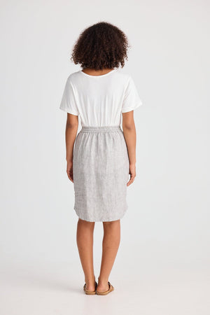 THE SHANTY CORPORATION Khari Skirt - Charcoal Fleck Skirt - Zabecca Living