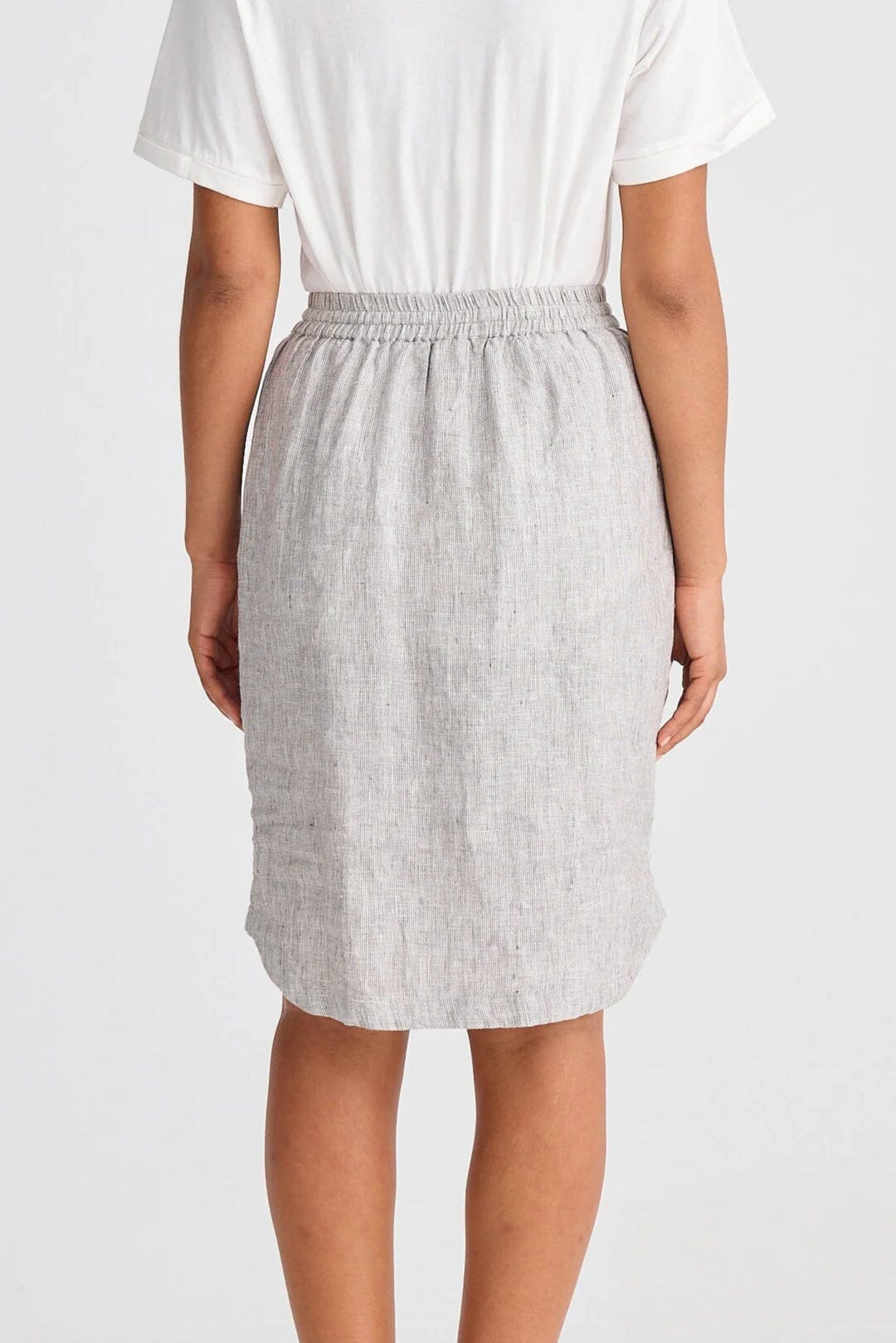 THE SHANTY CORPORATION Khari Skirt - Charcoal Fleck Skirt - Zabecca Living