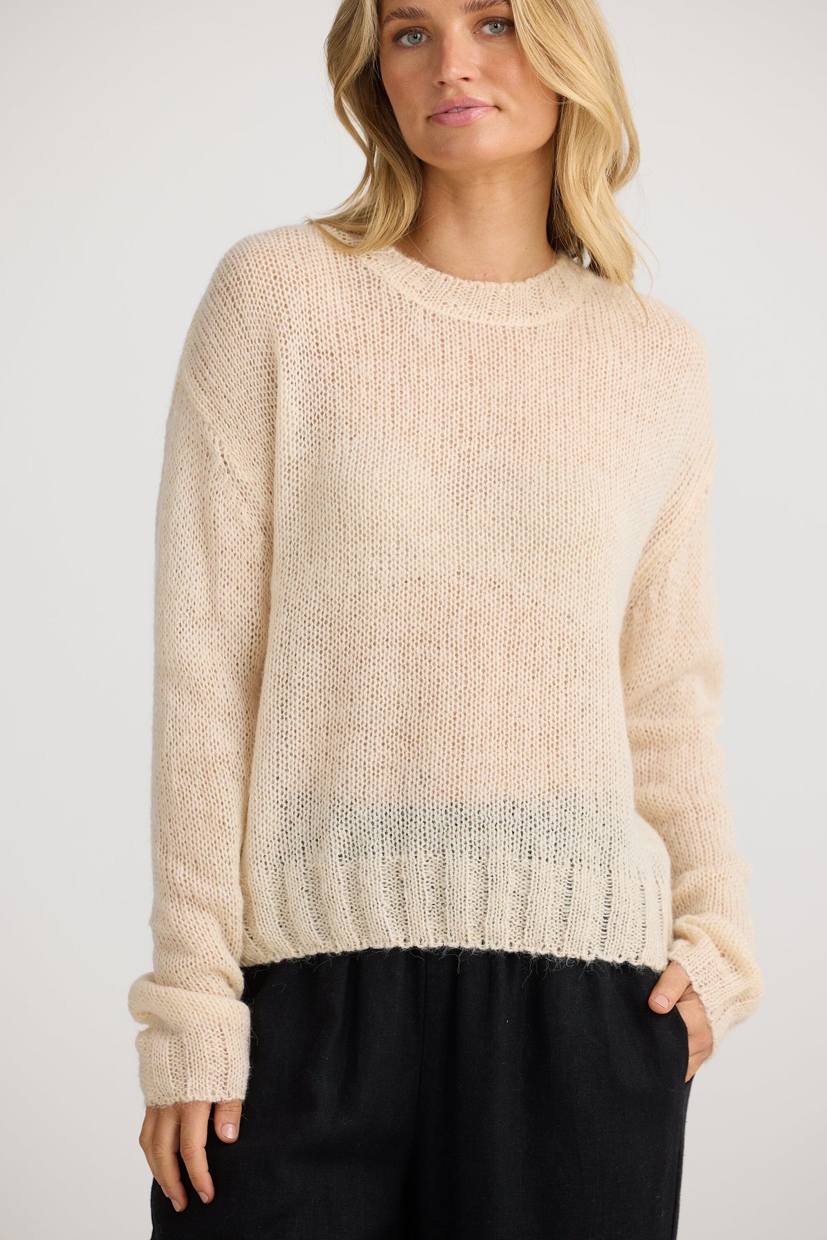 THE SHANTY CORPORATION Momento Knit - Natural Jumpers + Knitwear - Zabecca Living