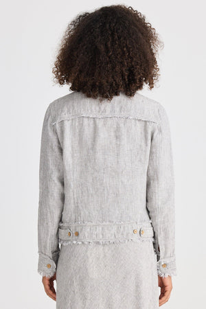 THE SHANTY CORPORATION Monza Jacket - Charcoal Fleck Jacket - Zabecca Living