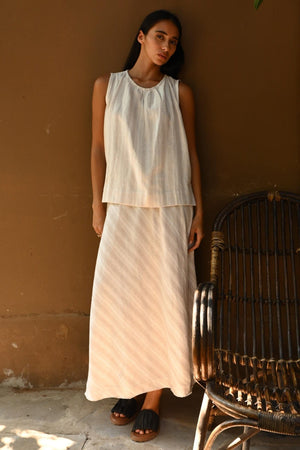 THE SHANTY CORPORATION Sicily Skirt - Charcoal Fleck Skirt - Zabecca Living