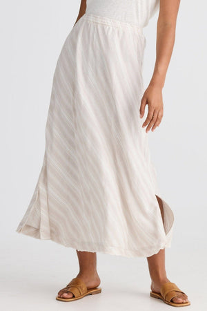 THE SHANTY CORPORATION Sicily Skirt - Charcoal Fleck Skirt - Zabecca Living