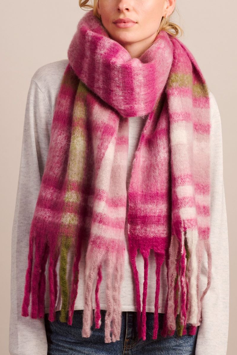TIGER TREE Davos Scarf - Fuchsia scarf - Zabecca Living