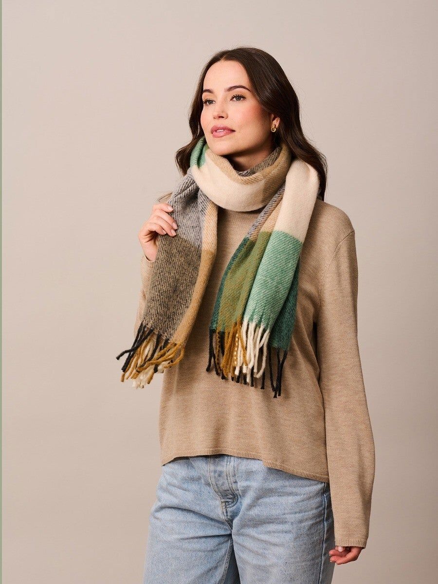 TIGER TREE Megeve Scarf - Green scarf - Zabecca Living