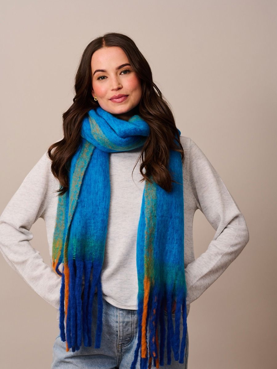 TIGER TREE Meribel Scarf - Ocean scarf - Zabecca Living