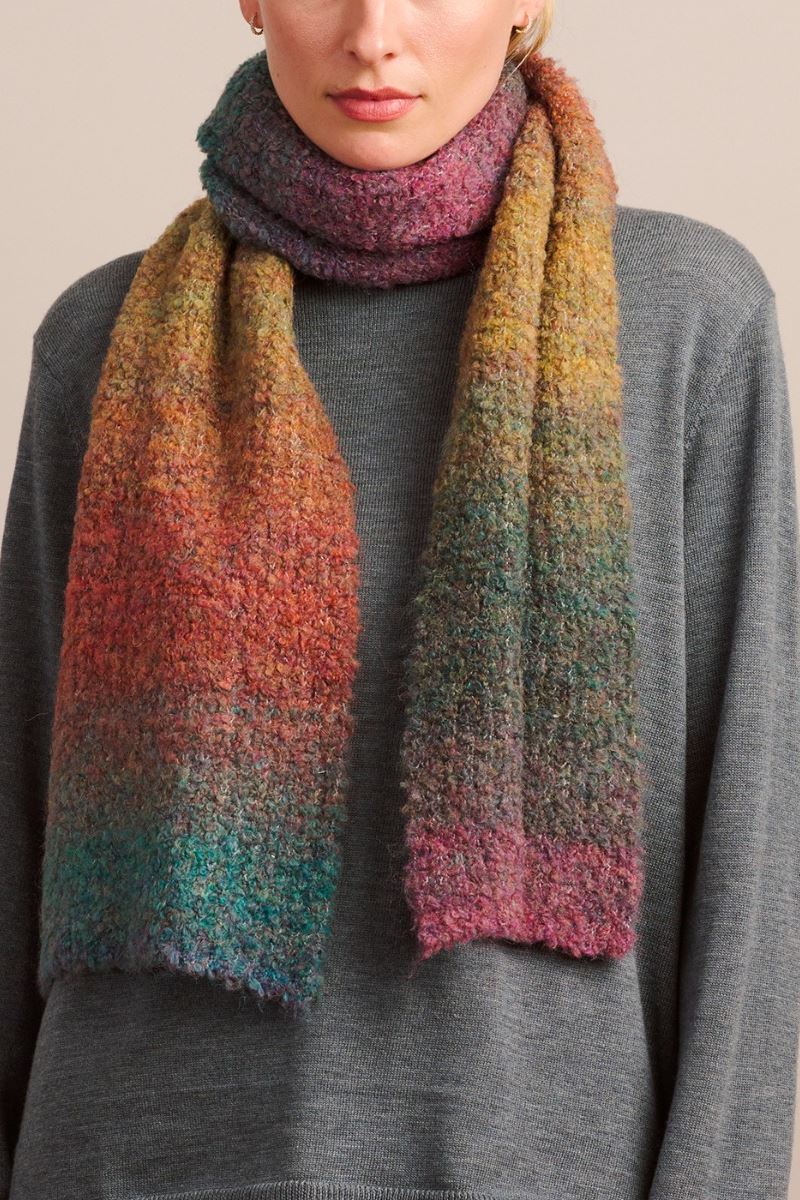 TIGER TREE Recycled Garden Scarf - Orange Earth scarf - Zabecca Living