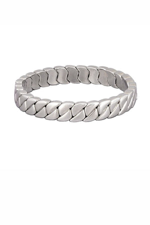 TIGER TREE Rope Bracelet - Silver Twist BRACELET - Zabecca Living