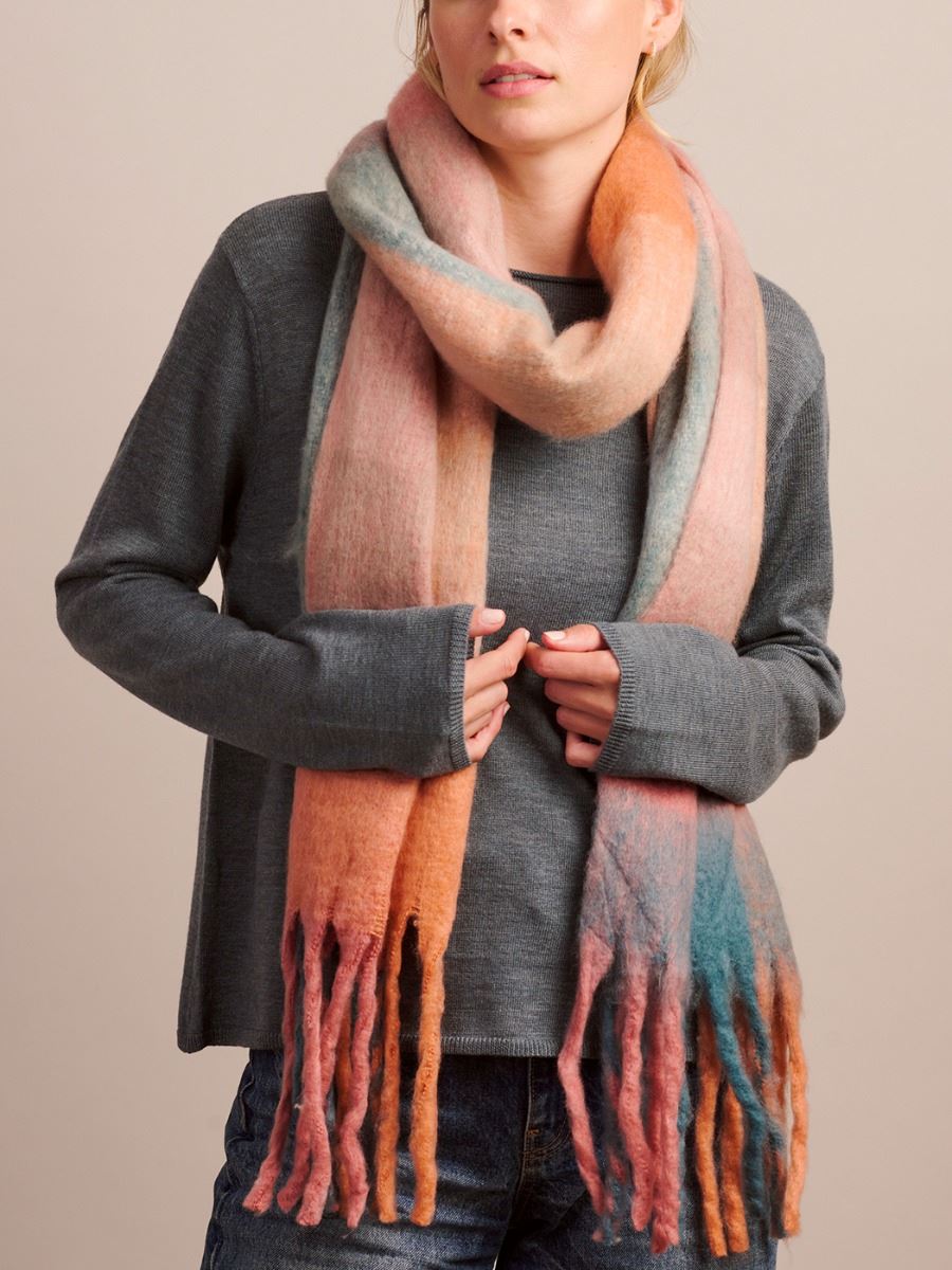 TIGER TREE Saas Fee Scarf - Rose scarf - Zabecca Living