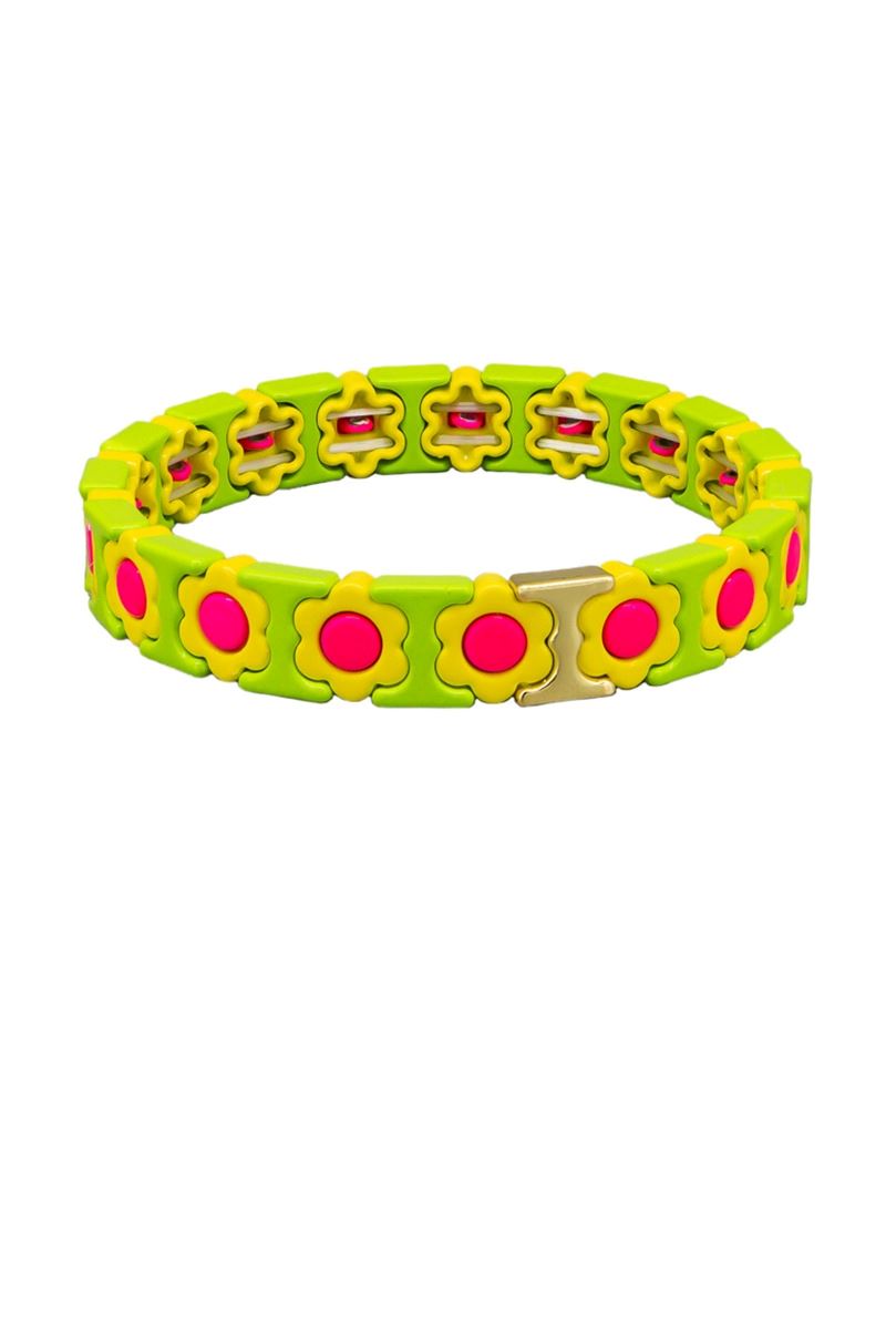TIGER TREE Tile Bracelet - Avocado Daisy BRACELET - Zabecca Living