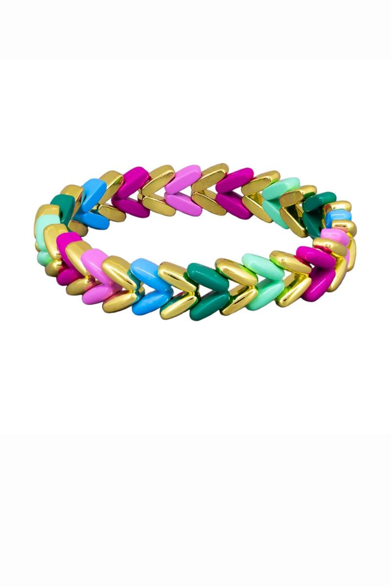 TIGER TREE Tile Bracelet - Pinks Arrow BRACELET - Zabecca Living