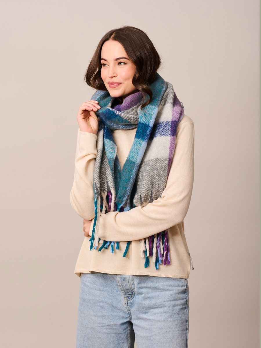 TIGER TREE Valmorel Scarf - Blue scarf - Zabecca Living