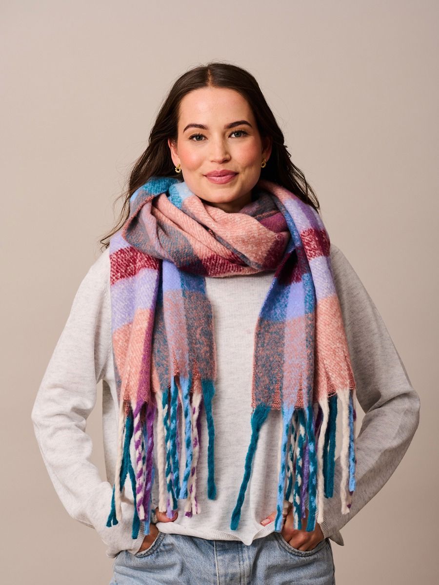 TIGER TREE Valmorel Scarf - Purple scarf - Zabecca Living