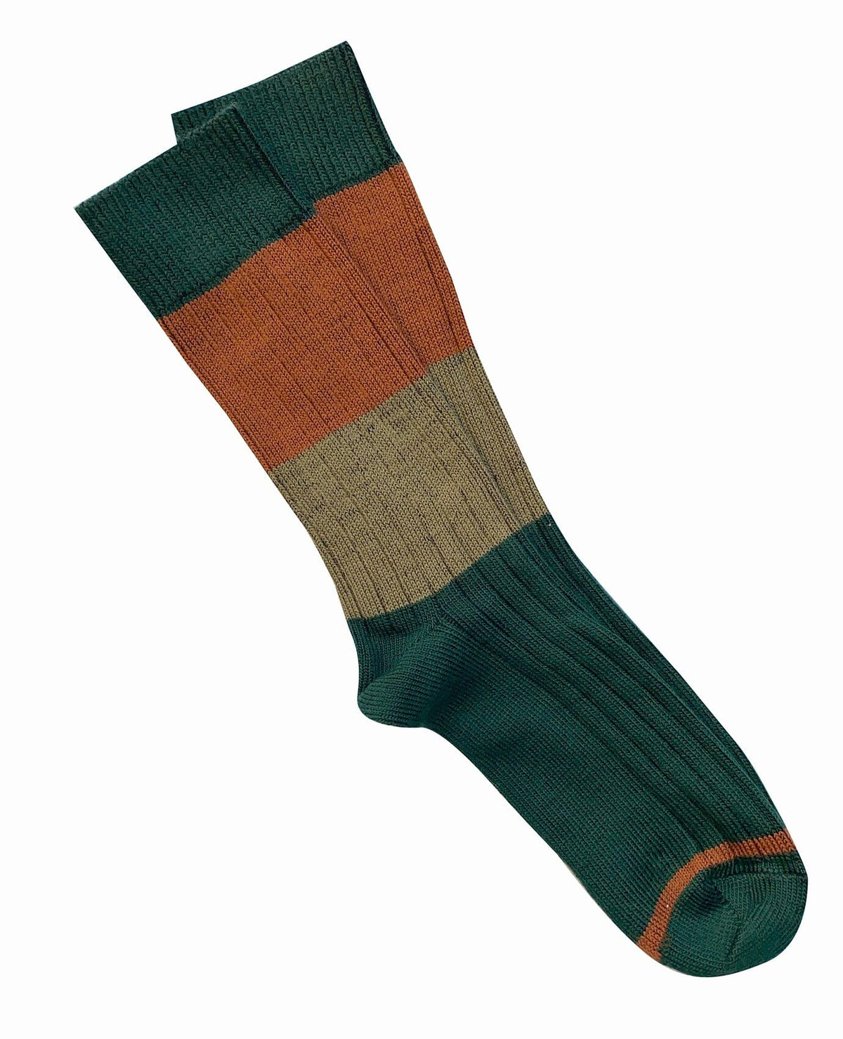 TIGHTOLOGY Chunky Rib Merino Wool Socks - Green Socks - Zabecca Living