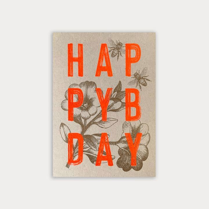 TOGETHERY Birthday Postcard - Happy Bday Birthday Card - Zabecca Living