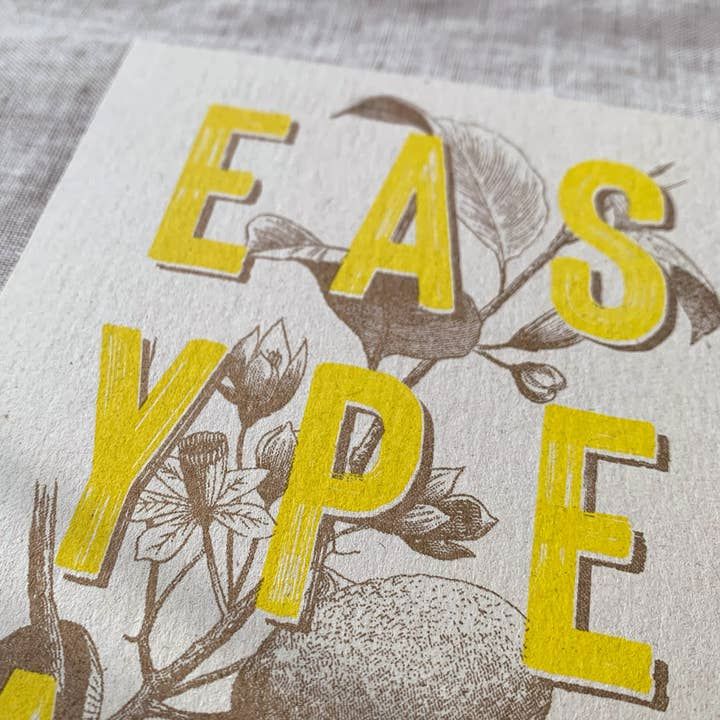 TOGETHERY Greeting Postcard - Easy Peasy greeting card - Zabecca Living